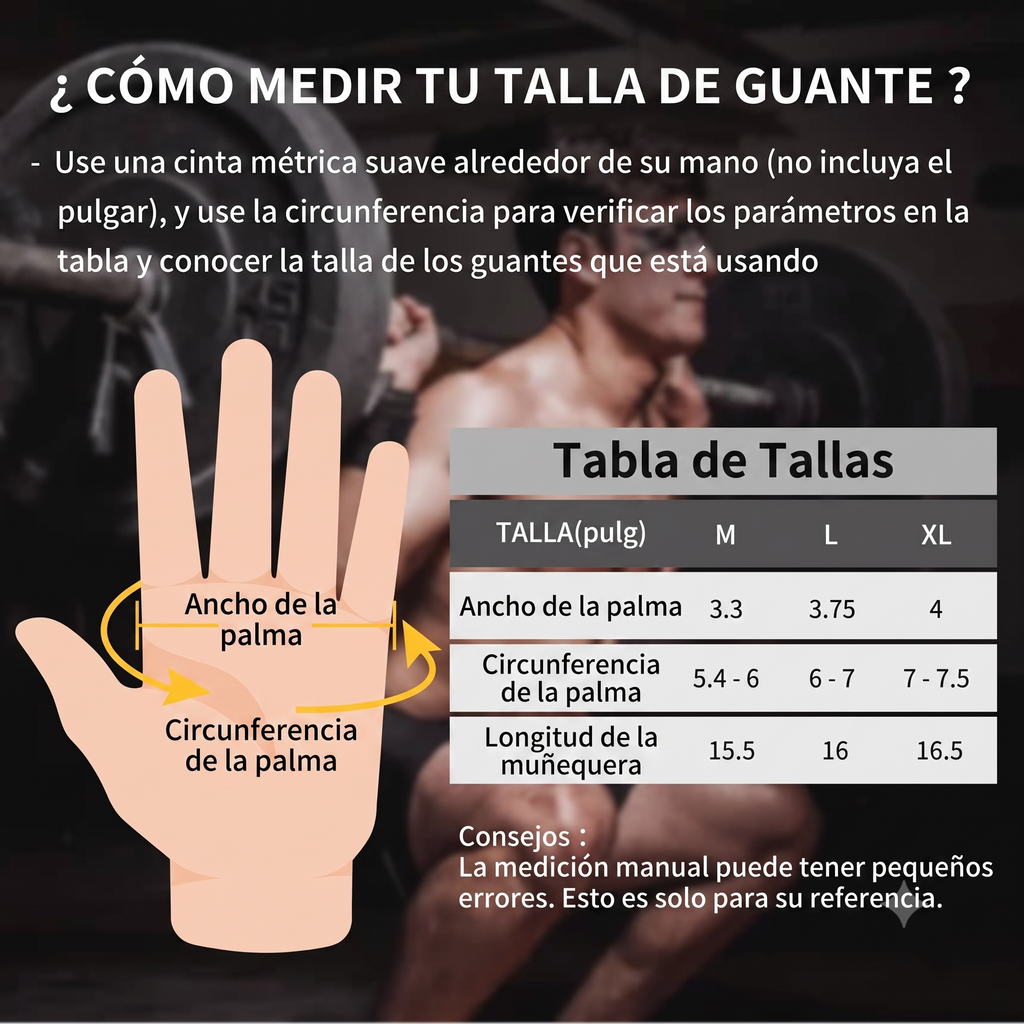 Guantes de Entrenamiento | Protección de Palma y Ajuste de Muñeca